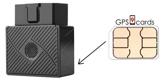GPS Card for Queclink GV200 Portable Vehicle Tracker Online Tracking Realtime