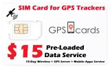 GPS Cards Compatible with 4G LTE Eon 4 Long Life GPS Tracker / Geofences