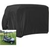 Passenger golf cart cover suitable for club cars, 210D waterproof and durable polyester golf cart cover