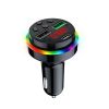 Car BT5.0 FM Transmitter; 3.1A Wireless Handsfree Audio Receiver Auto MP3 Player Dual USB Fast Charging Adapter Car Charger Car Accessories