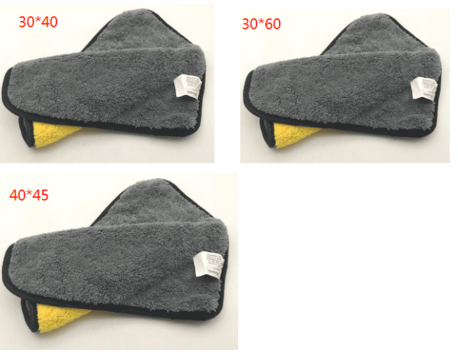 Two-color Couble-sided Car Dual-use Cleaning Car Wash Towel