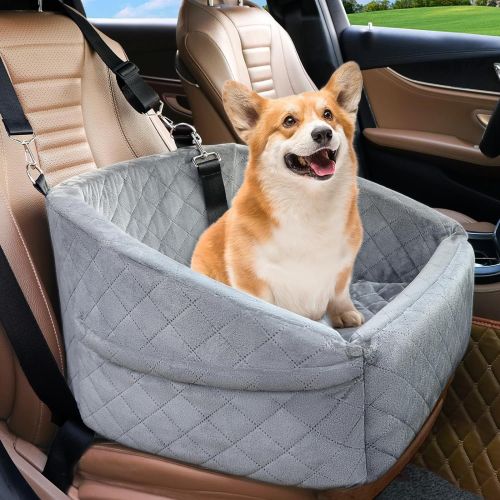 Dog Car Seat for Small Medium Dogs Under 30lbs Pet Booster Seat