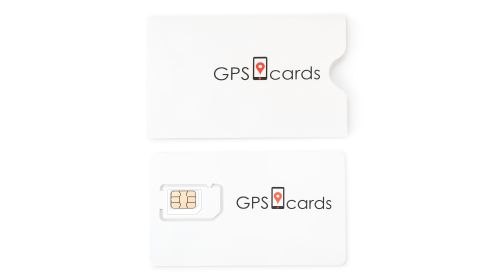 Global Coverage 4G GPS Tracker SIM with Unlimited Data & American GPScards Apps (Default: Default)