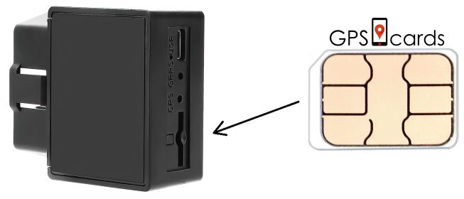 GPS Cards Sim fits TK905B 10000mAh Magnetic GPS Tracker/ Hybrid Maps/ Phone App (Default: Default)