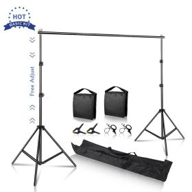 Photography Background Stand Video Studio Photo Backdrop Background Stand Party Accessories Telescopic Backgrounds Studio Photo (Color: Normal Kit 2, Size (mm): 2000x3000)