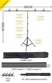 SH Photography T-Shape Backdrop StandVideo Chroma Key Green Screen Frame Stand For Photography Photo Studio Props (Color: SH-XTBJJ-11)