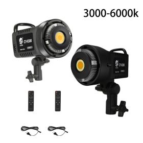 Bowens Video Studio Kit 100W Photography Light Dimmable Kit LED Lamp 2m Tripod Flash Studio Accessories 3000-6000K 3 Colors (Color: 2pcs  100W)
