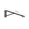 SH 100cm Wall Mount Boom Arm For Photography Studio Video Strobe Lights,Easy to Install,Store And Carry For Barber Shop