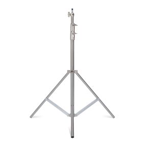 280cm Tripod Stainless Steel Light Stand With Wheels Air Pressure For Camera Ring Light Live Youtube Cellphone Video Photography (Color: No Wheel)