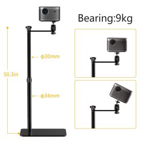 Floor Projector Support Stand Metal Holder Multi-angle Adjustable 360 ° Rotating Projector Bracket for Film Video Projector (Color: B Type)