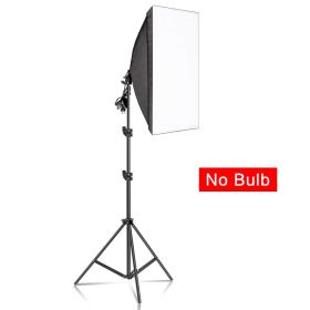 Photography Softbox Lighting Kits 50x70CM Professional Continuous Light System Soft Box For Photo Studio Equipment (Color: Softbox With Tripod)
