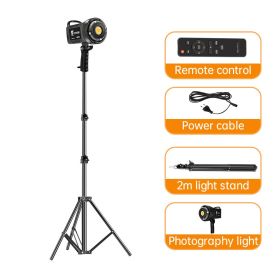 Photography Light 100W LED Video Light Daylight-Balanced Sun Lamp for Portrait Flash Studio Accessories Youtube Live (Color: SH-TYD-100-1-3)