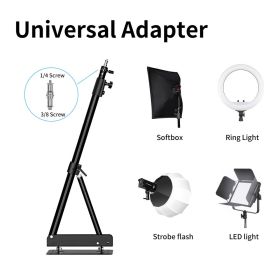 53.9 inch /137cm Wall Mount Boom Arm for Photography Studio Video Strobe Lights Max Length Horizontal and Vertical Rotatable (Color: 135cm)