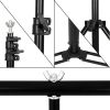 SH Photography1.5*2/2*2M T-Shape Backdrop Background Stand Frame Support System Kit For Photo Studio Video Chroma Key With Party