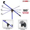 5 Core Tripod Mic Stand Heavy Duty Adjustable Holder Floor Microphone Boom Arm - DARK BLUE  - MS 080 D-BLU