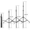 2.4-3.2M Tripod for Phone Mobilephone Selfie Stick Adjustable Light Stand 1/4 Screw Head Photo Studio Flashes Photograph Softbox