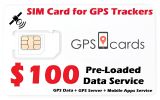 GPS SIM Card for TKSTAR Mini Portable GPS Tracker Nationwide / IOS / Android