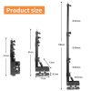 SH 100cm Wall Mount Boom Arm For Photography Studio Video Strobe Lights,Easy to Install,Store And Carry For Barber Shop
