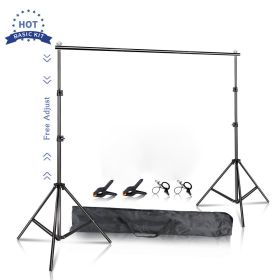 2X2 2X3 2.6X3M Background Stand Photography Photo Studio Green Screen Backdrops Chromakey Support System Frame Video for Parties (Color: Basis No  sandbag, Size (mm): 2X2M)
