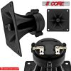 5 Core Tweeter 3.25" x 3.25" • 40W Max Component Square Driver • Piezo Horn Element Super Replacement DJ Tweeters • for Smooth Extended Frequency Resp
